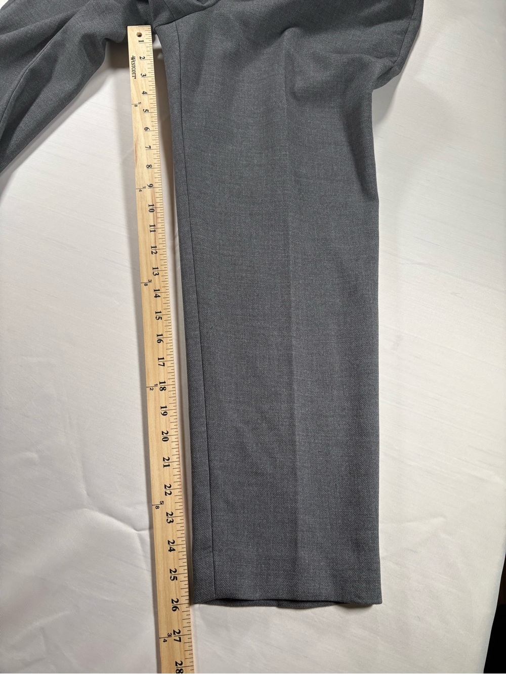 Talbots Petites Hampshire Pants Womens Size 12P Gray Ankle Dress Pants - Picture 6 of 9